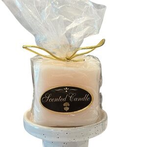IMSA French Vanilla Scented Wax Candle NOS Vintage 2.75 x 2.75” Deadstock‎